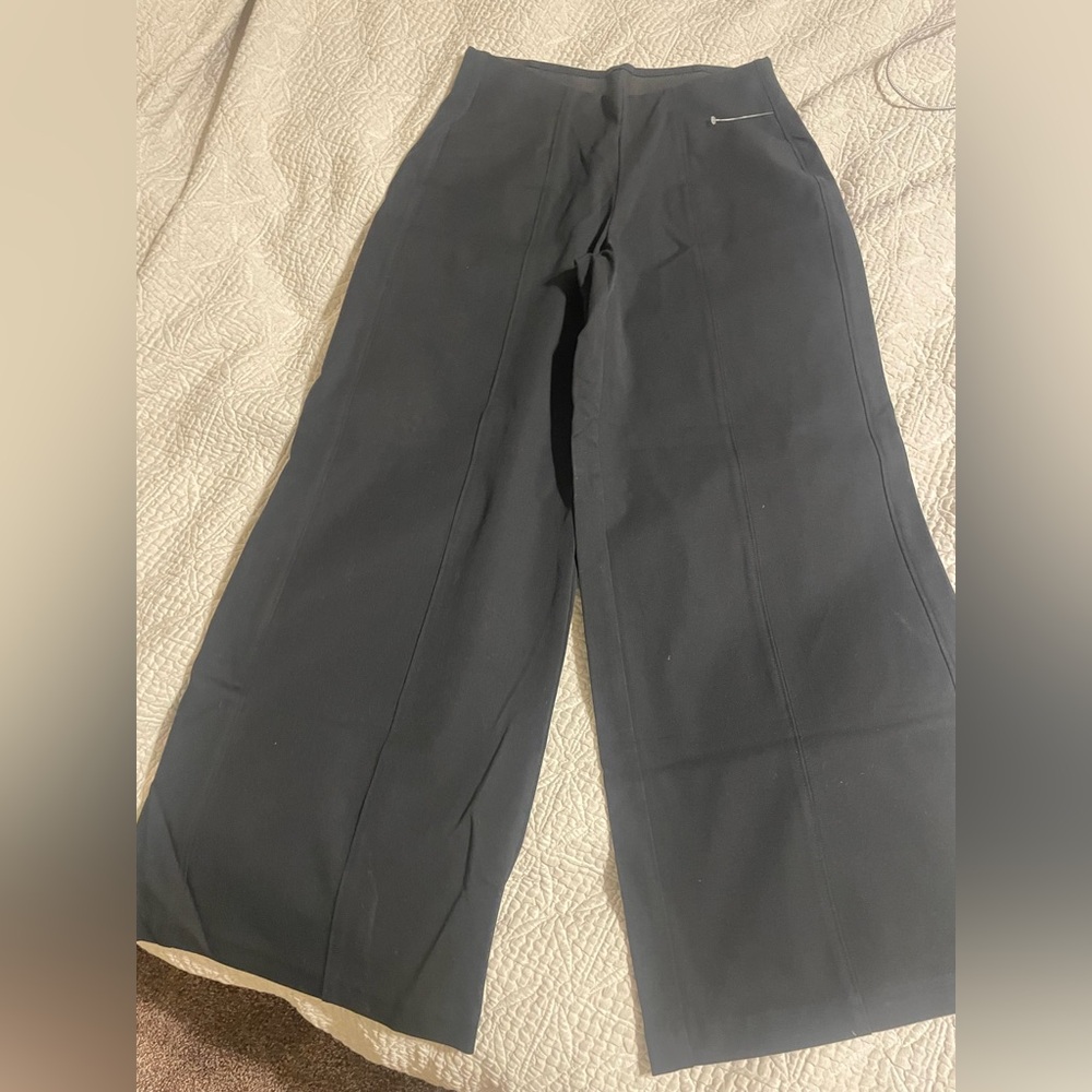 Old Navy Black High-Rise Wide-Leg Pants petite small
